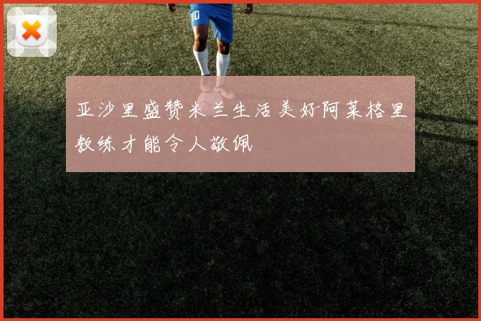 亚沙里盛赞米兰生活美好阿莱格里教练才能令人敬佩